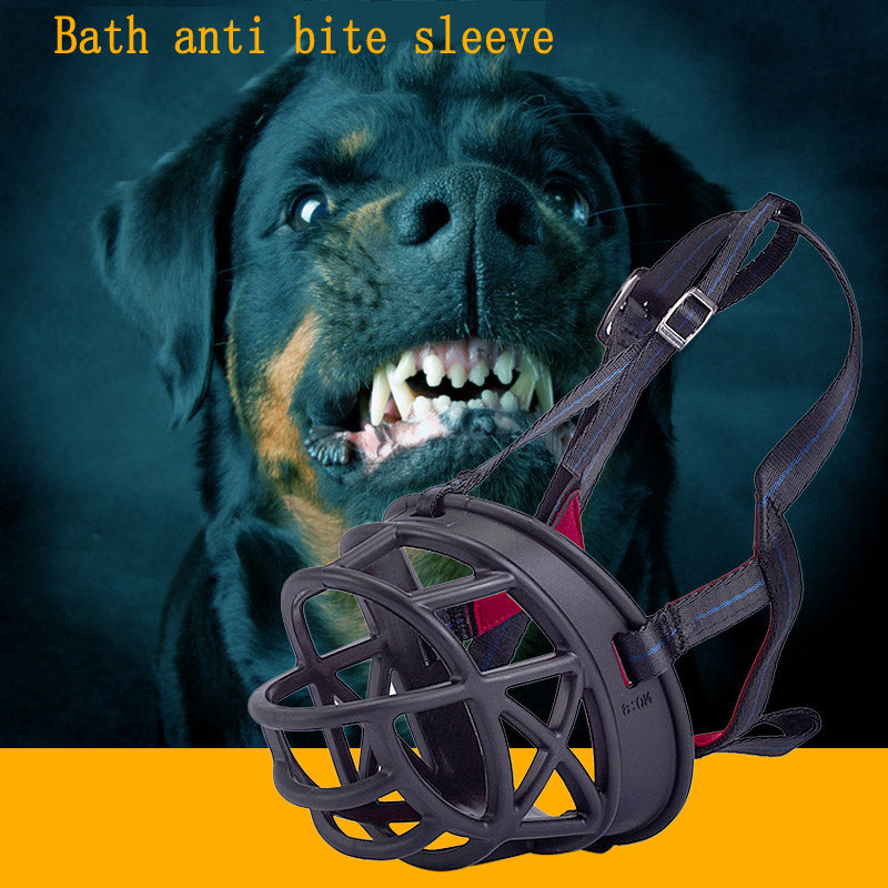 Adjustable Bite and Mistake Prevention Dog Mouth Cover, Dog Mask, Dog Training Pet Supplies